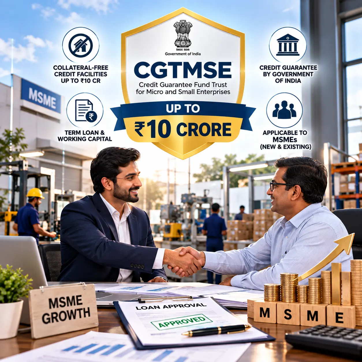 CGTMSE – Up to ₹10 Cr.